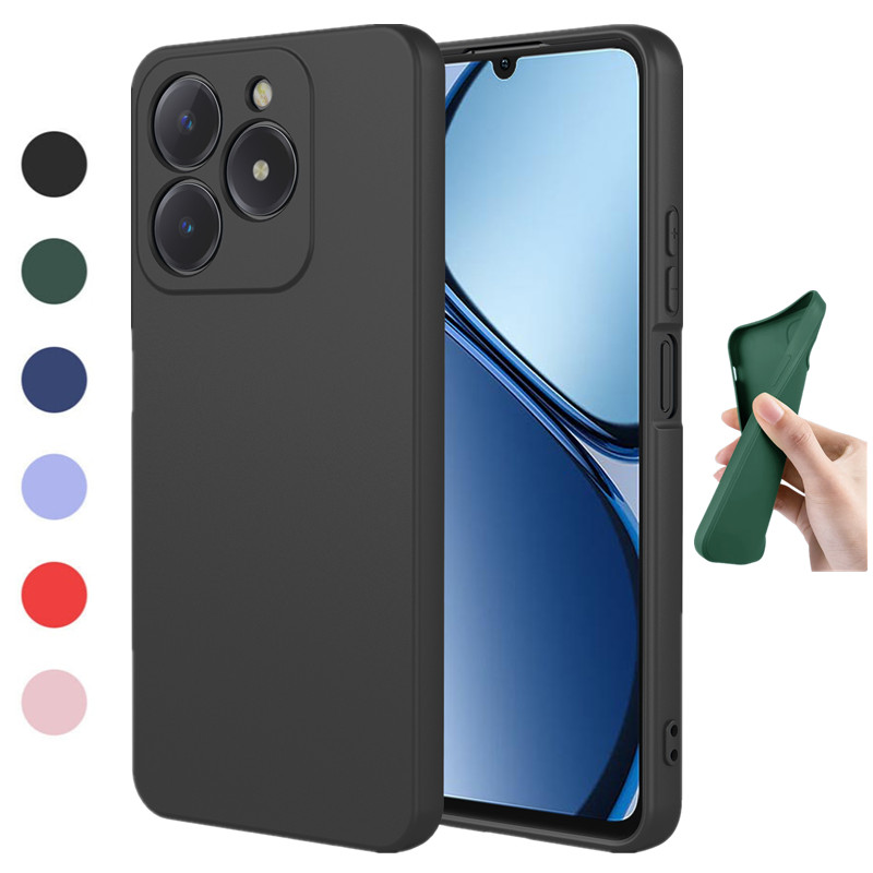 Realme Note 50 - Coque en Silicone liquide Flexible pour