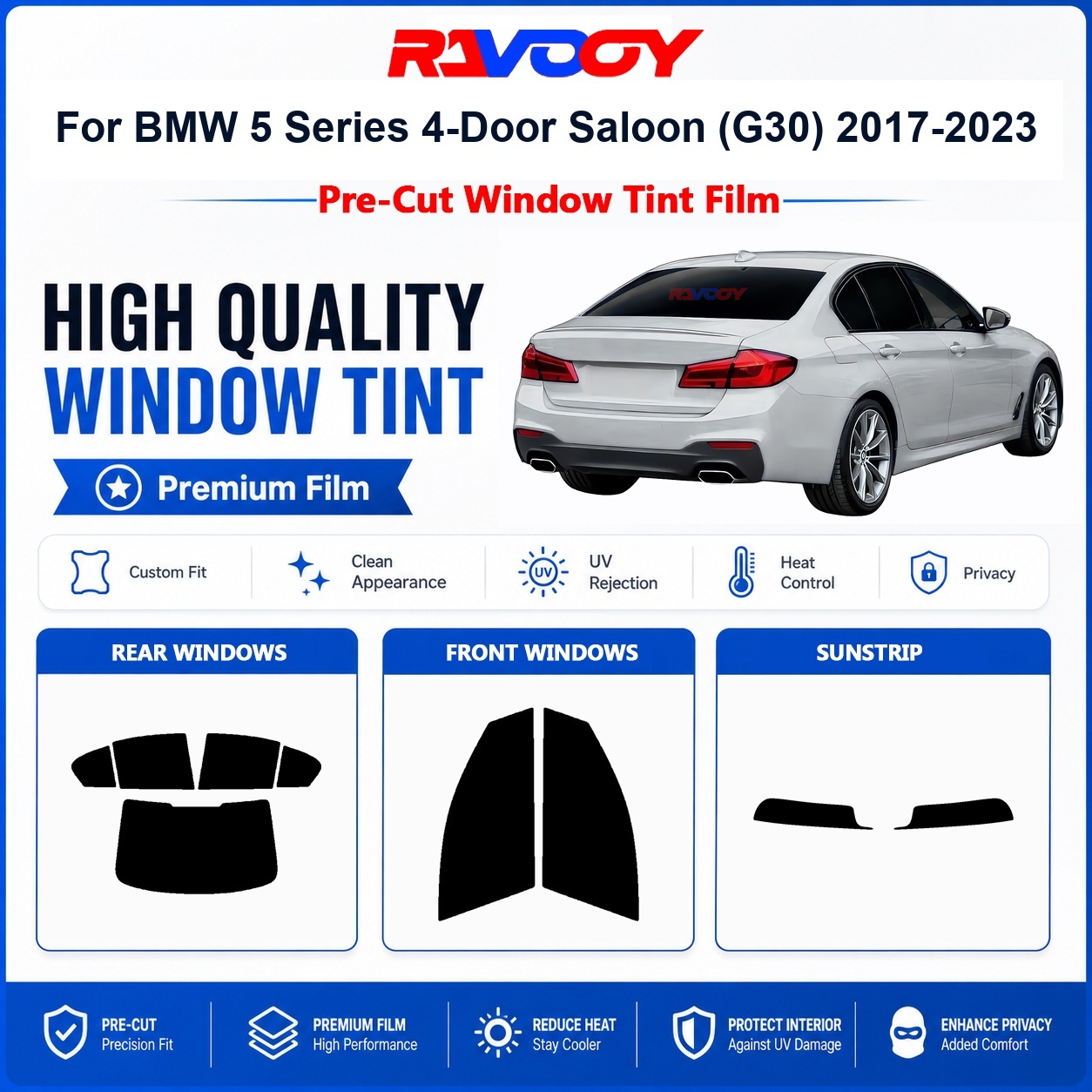 Privacy Screen Protector - Film teinté pour vitres de voiture