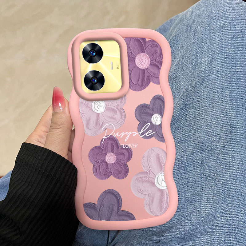 Realme Note 50 - Realme C55 – coque à fleurs