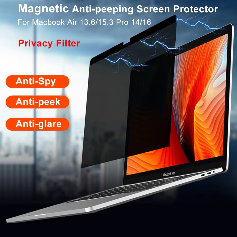 Matte Anti Glare Screen - Protecteur d'écran de confidentialité magnétique pour