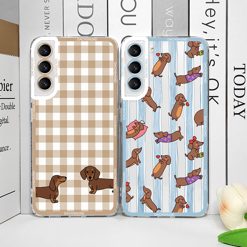 Samsung Galaxy S24 - Coque de téléphone mignonne motif chien