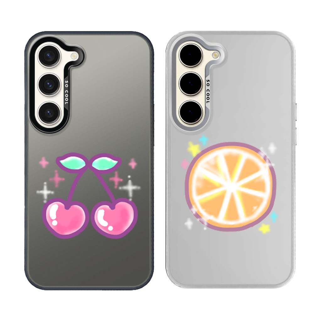 Samsung Galaxy S24 - Coque de téléphone anti-chute mate motif